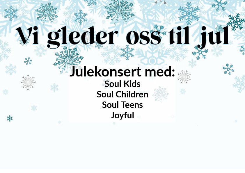 Plakat med kornavnene som skal synge på konserten